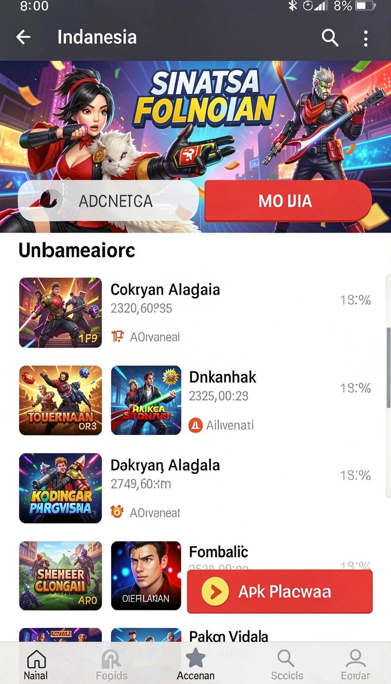 Tampilan Cara Download dan Instal advantages di Android
